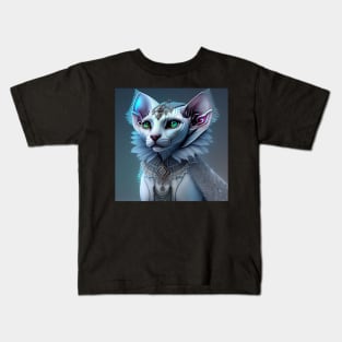 Gothic Sphynx Hybrid Kids T-Shirt